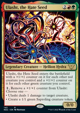 Ulasht, the Hate Seed - Commander: Kamigawa: Neon Dynasty (Rare) [NEC-143]
