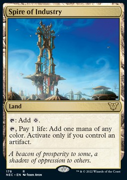 Spire of Industry - Commander: Kamigawa: Neon Dynasty (Rare) [NEC-178]