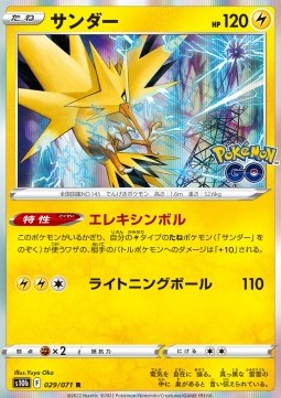 Zapdos - Pokémon GO Enhanced Expansion Pack (Rare) [s10b-029]