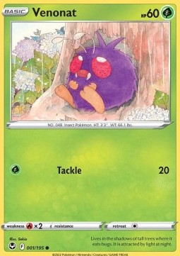 Venonat - Silver Tempest (Common) [SIT-001]