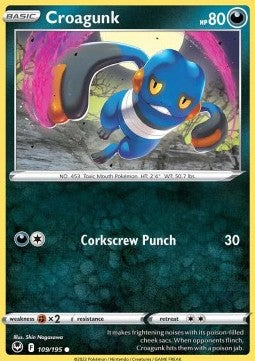 Croagunk - Silver Tempest (Common) [SIT-109]