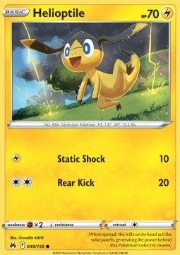 Helioptile - Crown Zenith (Common) [CRZ-049]