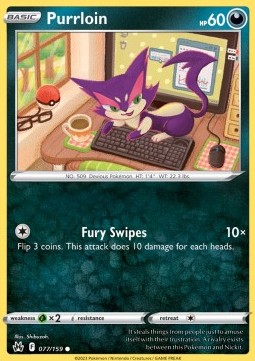 Purrloin - Crown Zenith (Common) [CRZ-077]