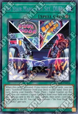On Your Mark, Get Set, DUEL! (V.1 - Super Rare)
