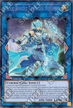 Mekk-Knight Crusadia Avramax (V.1 - Super Rare)