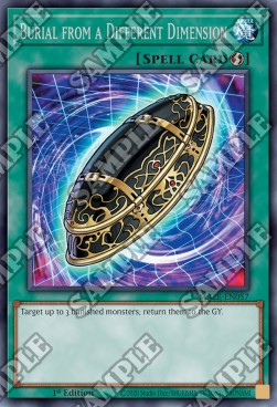 Burial from a Different Dimension
