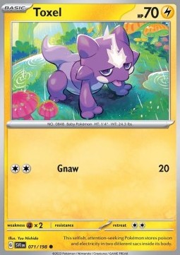 Toxel - Scarlet & Violet (Common) [SVI-071]