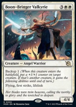 Boon-Bringer Valkyrie - March of the Machine (Rare) [MOM-9]