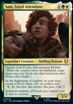 Sam, Loyal Attendant - Commander: The Lord of the Rings: Tales of Middle-earth (Mythic) [LTC-7]