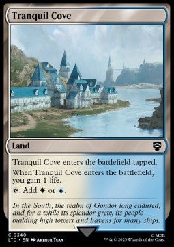 Tranquil Cove - Commander: The Lord of the Rings: Tales of Middle-earth (Common) [LTC-340]