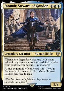 Faramir, Steward of Gondor - Commander: The Lord of the Rings: Tales of Middle-earth (Rare) [LTC-54]