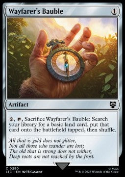 Wayfarer's Bauble - Commander: The Lord of the Rings: Tales of Middle-earth (Common) [LTC-290]