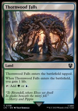 Thornwood Falls - Commander: The Lord of the Rings: Tales of Middle-earth (Common) [LTC-338]