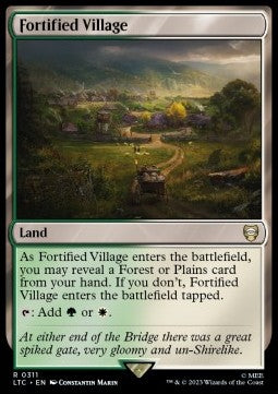 Fortified Village - Commander: The Lord of the Rings: Tales of Middle-earth (Rare) [LTC-311]