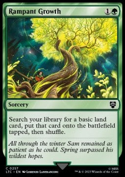 Rampant Growth - Commander: The Lord of the Rings: Tales of Middle-earth (Common) [LTC-257]
