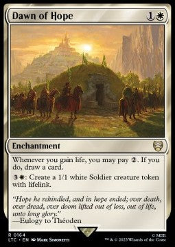 Dawn of Hope - Commander: The Lord of the Rings: Tales of Middle-earth (Rare) [LTC-164]
