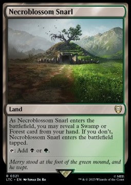 Necroblossom Snarl - Commander: The Lord of the Rings: Tales of Middle-earth (Rare) [LTC-321]