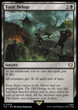 Toxic Deluge - Commander: The Lord of the Rings: Tales of Middle-earth (Rare) [LTC-209]