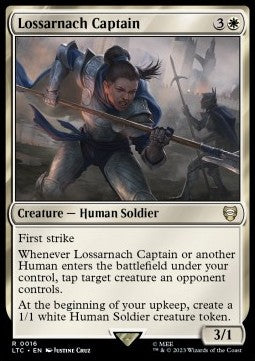 Lossarnach Captain - Commander: The Lord of the Rings: Tales of Middle-earth (Rare) [LTC-16]