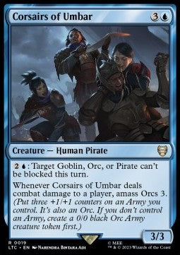 Corsairs of Umbar - Commander: The Lord of the Rings: Tales of Middle-earth (Rare) [LTC-19]
