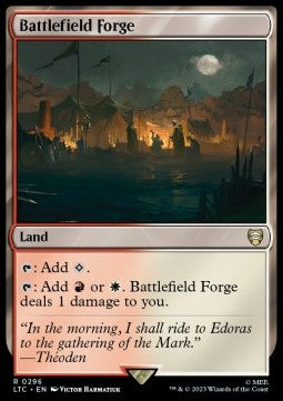 Battlefield Forge - Commander: The Lord of the Rings: Tales of Middle-earth (Rare) [LTC-296]