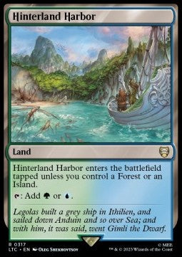 Hinterland Harbor - Commander: The Lord of the Rings: Tales of Middle-earth (Rare) [LTC-317]