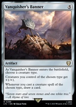 Vanquisher's Banner - Commander: The Lord of the Rings: Tales of Middle-earth (Rare) [LTC-289]
