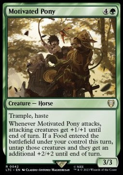 Motivated Pony - Commander: The Lord of the Rings: Tales of Middle-earth (Rare) [LTC-42]