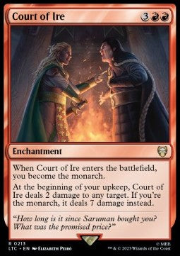 Court of Ire - Commander: The Lord of the Rings: Tales of Middle-earth (Rare) [LTC-213]