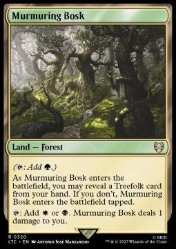 Murmuring Bosk - Commander: The Lord of the Rings: Tales of Middle-earth (Rare) [LTC-320]