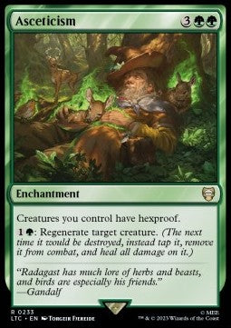 Asceticism - Commander: The Lord of the Rings: Tales of Middle-earth (Rare) [LTC-233]