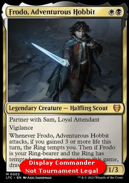 Frodo, Adventurous Hobbit (V.2) - Commander: The Lord of the Rings: Tales of Middle-earth: Extras (Mythic) [XLTC-2]