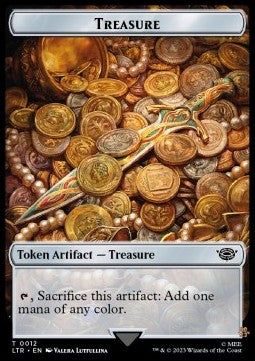 Treasure Token // The Monarch - Commander: The Lord of the Rings: Tales of Middle-earth: Extras (Token) [XLTC-T 12/15]