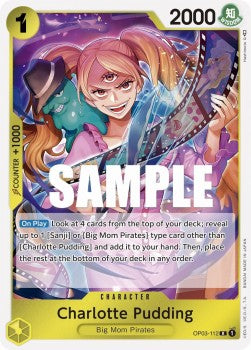 Charlotte Pudding (OP03-112) (V.1) - Pillars of Strength (Rare) [OP03-112]