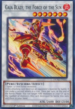 Gaia Blaze, the Force of the Sun - Duelist Nexus (Common) [DUNE-042]