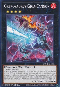 Grenosaurus Giga-Cannon - Duelist Nexus (Common) [DUNE-046]