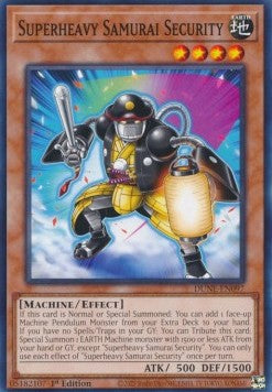 Superheavy Samurai Security - Duelist Nexus (Common) [DUNE-097]