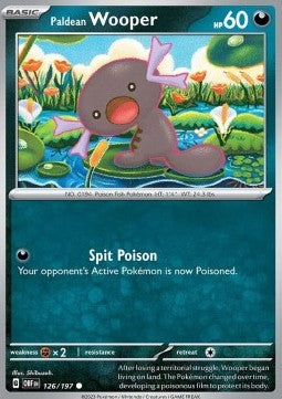 Paldean Wooper - Obsidian Flames (Common) [OBF-126]