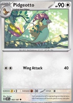 Pidgeotto - Obsidian Flames (Uncommon) [OBF-163]