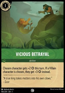 Vicious Betrayal - The First Chapter (Common) [1TFC-100]