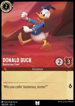 Donald Duck - Boisterous Fowl - The First Chapter (Uncommon) [1TFC-108]