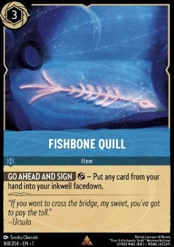 Fishbone Quill - The First Chapter (Rare) [1TFC-168]