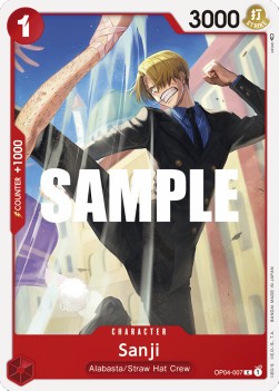 Sanji (OP04-007) - Kingdoms of Intrigue (Common) [OP04-007]