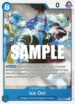 Ice Oni (OP04-047) - Kingdoms of Intrigue (Common) [OP04-047]