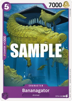 Bananagator (OP04-062) - Kingdoms of Intrigue (Common) [OP04-062]