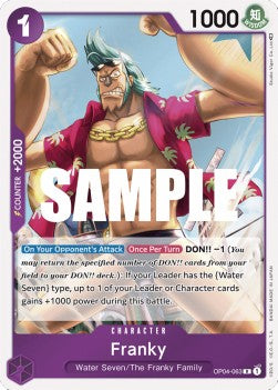Franky (OP04-063) - Kingdoms of Intrigue (Rare) [OP04-063]