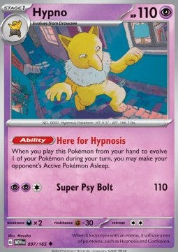 Hypno - 151 (Uncommon) [MEW-097]