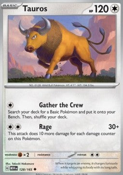 Tauros - 151 (Uncommon) [MEW-128]