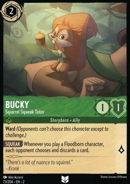 Bucky - Squirrel Squeak Tutor - Rise of the Floodborn (Uncommon) [2ROF-73]