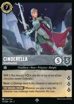 Cinderella - Stouthearted - Rise of the Floodborn (Super Rare) [2ROF-177]